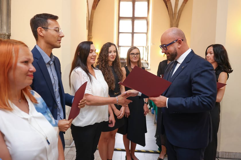 Uroczystość nadania stopnia awansu zawodowego nauczyciela mianowanego - 27 sierpnia 2025