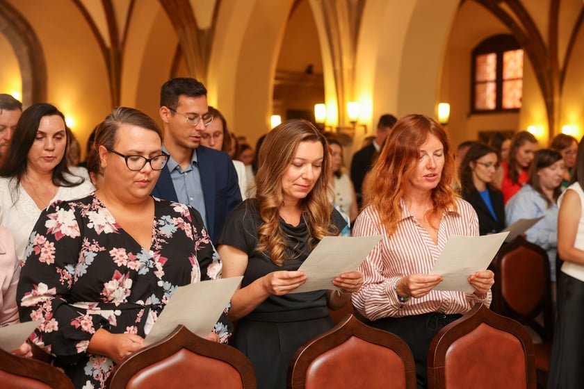 Uroczystość nadania stopnia awansu zawodowego nauczyciela mianowanego - 27 sierpnia 2025
