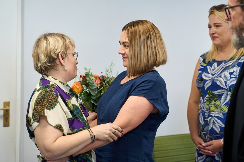 Marzena Haba (rodzina zastępcza) i Agnieszka Kowalska (MOPS Wrocław), sierpień 2025