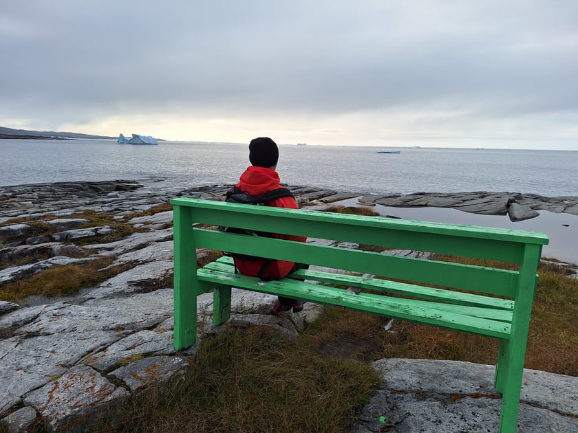 Joanna Pawłowska na Grenlandii