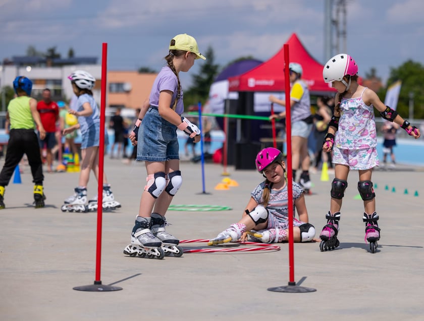 Zabawa na rolkowisku w ubiegłych latach