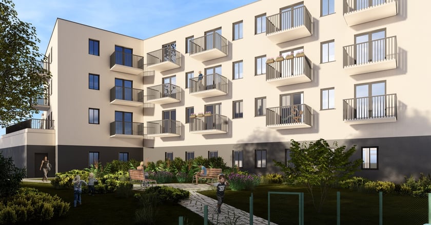 Leśnica X TBS Wrocław, wizualizacja