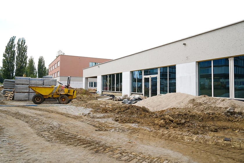 ZSP na Zwycięskiej w budowie pod koniec sierpnia 2025