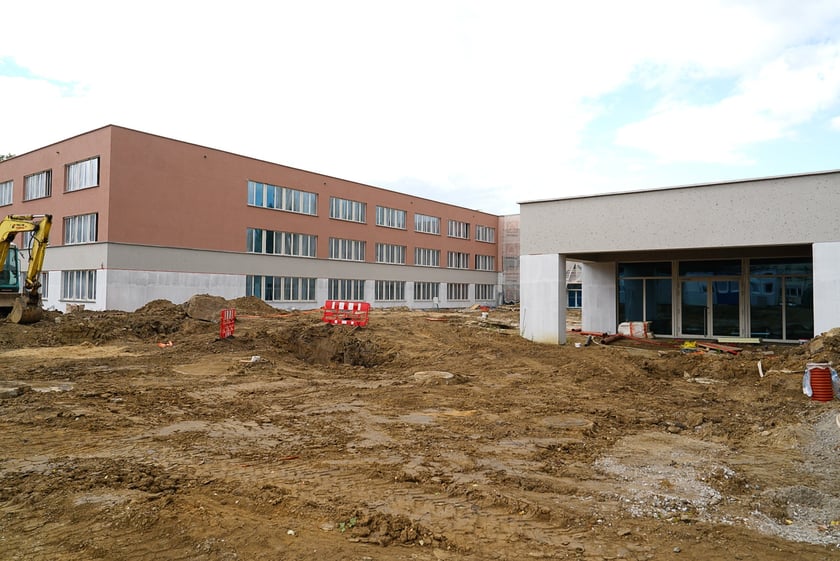 ZSP na Zwycięskiej w budowie pod koniec sierpnia 2025