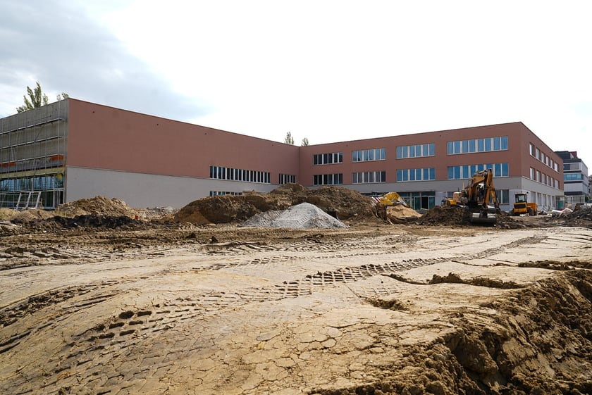 ZSP na Zwycięskiej w budowie pod koniec sierpnia 2025
