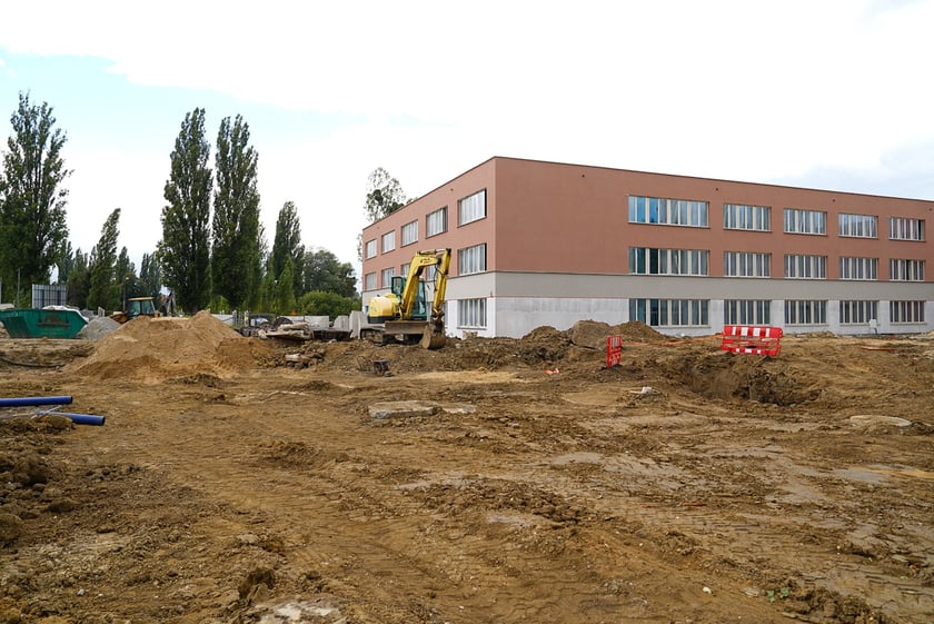 ZSP na Zwycięskiej w budowie pod koniec sierpnia 2025