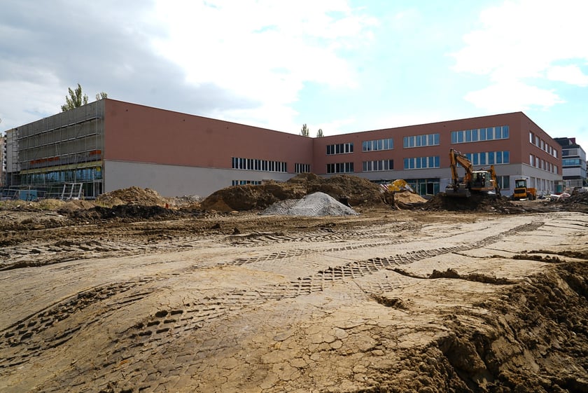 ZSP na Zwycięskiej w budowie pod koniec sierpnia 2025