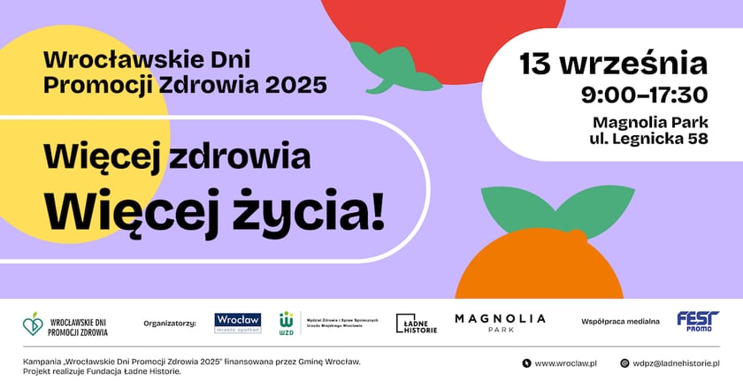 Powiększ obraz: Wrocławskie Dni Promocji Zdrowia w 2025 r.