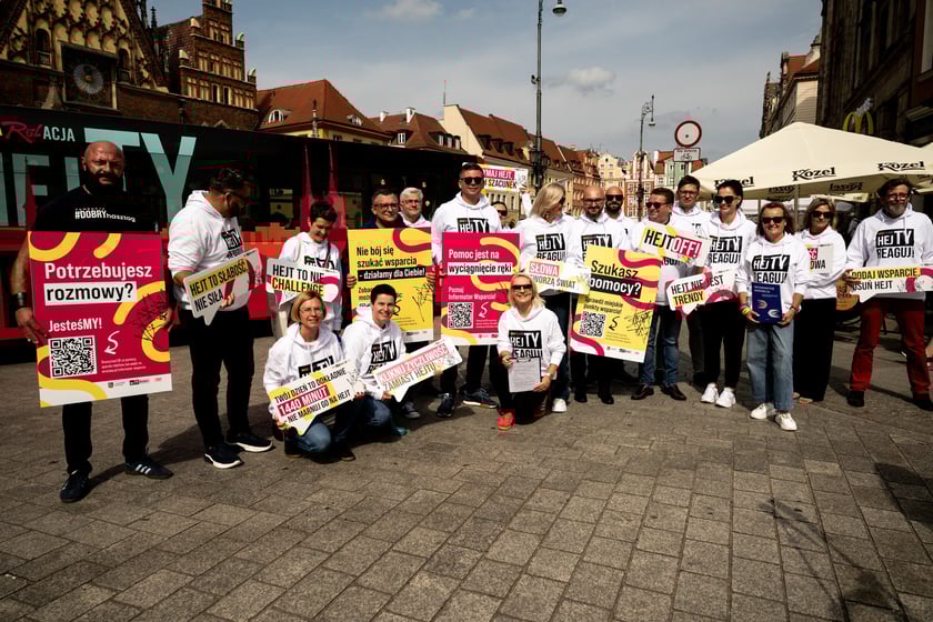 Konferencja prasowa rozpoczynająca kampanię HejTy Reaguj