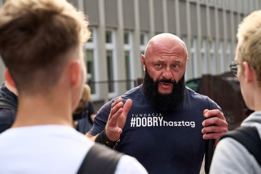 Ambasador fundacji #DobryHasztag Hubert Pietrus