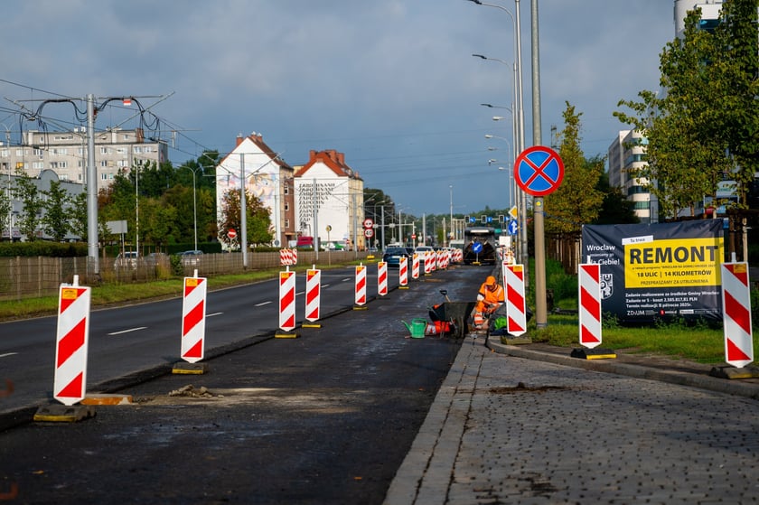 Remont Legnickiej, 10 września 2025