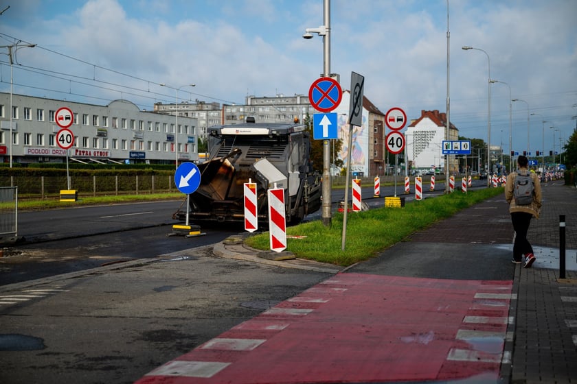 Remont Legnickiej, 10 września 2025