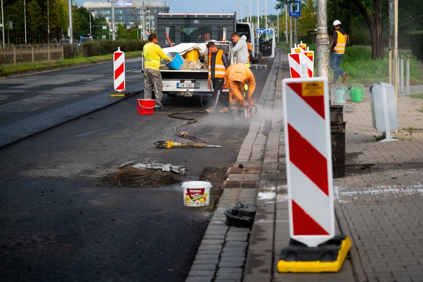 Remont Legnickiej, 10 września 2025