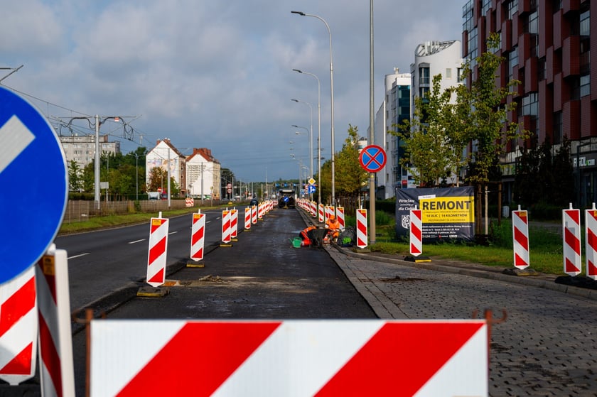 Remont Legnickiej, 10 września 2025