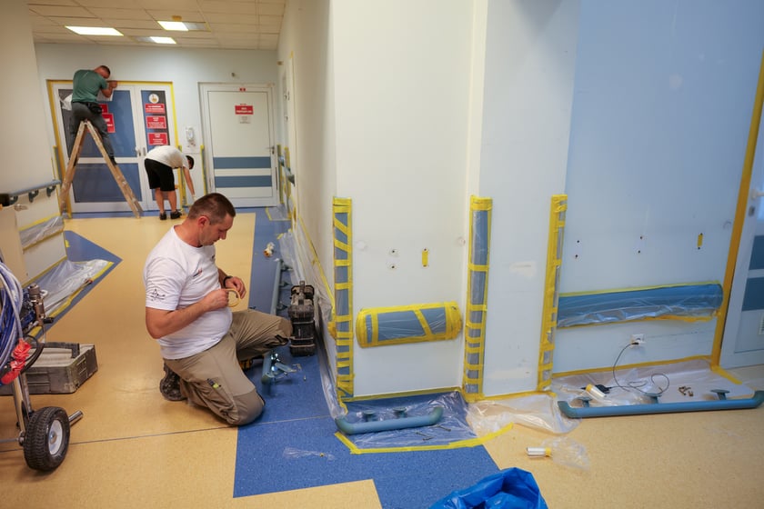 "Zadyma", czyli remont w czynie społecznym na oddziale ginekologii onkologicznej.