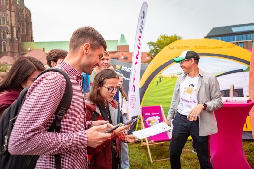 Miasteczko Naukowe przy placu Katedralnym. Wrocław, 13.09.2025