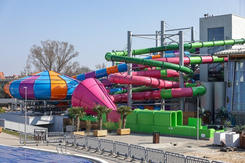 Nowe zjeżdżalnie w parku wodnym na Borowskiej, 2025