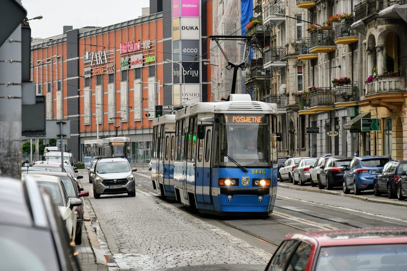 Wrocławski tramwaj Konstal 105