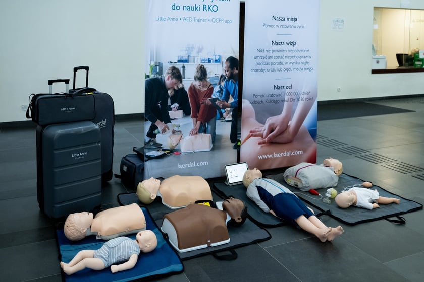 Na zdjęciach 3. Festiwal Pierwszej Pomocy na Politechnice Wrocławskiej