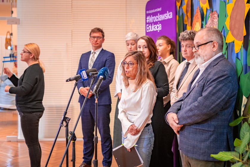 Dieta wegetariańska w kolejnych wrocławskich placówkach - konferencja prasowa 30.09.2025