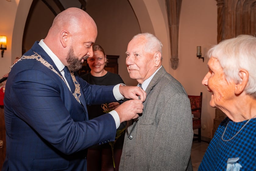 Wręczenie gratulacji parom z przeszlo 50-letnim stażem - 30 września 2025