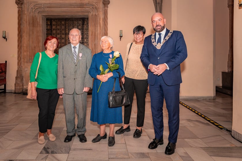 Wręczenie gratulacji parom z przeszlo 50-letnim stażem - 30 września 2025