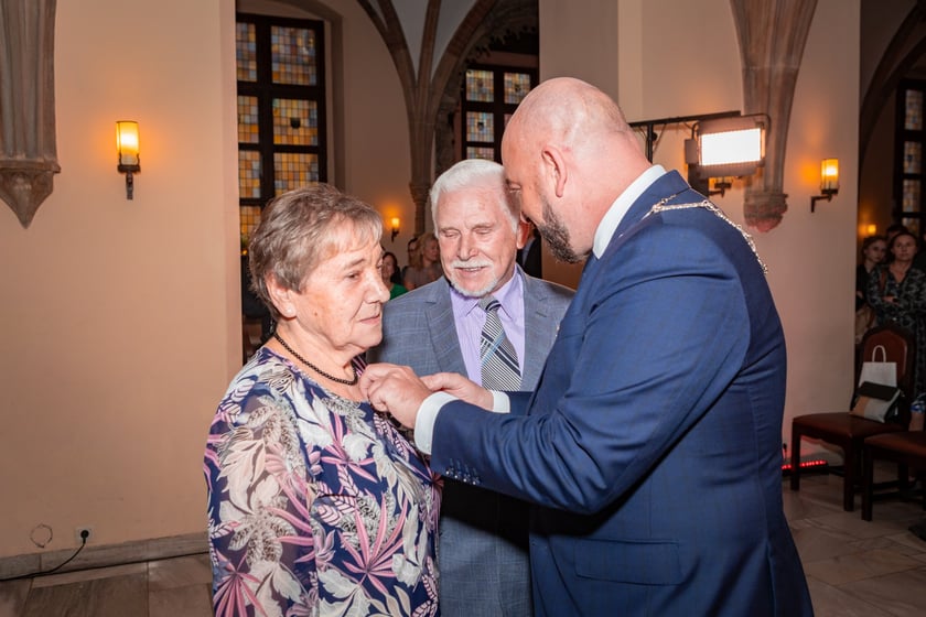 Wręczenie gratulacji parom z przeszlo 50-letnim stażem - 30 września 2025