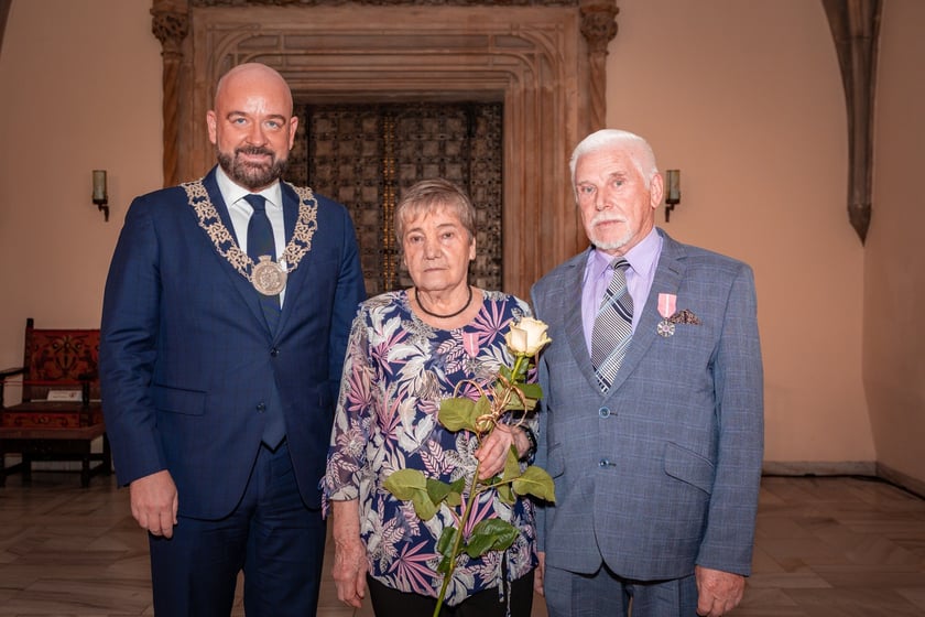 Wręczenie gratulacji parom z przeszlo 50-letnim stażem - 30 września 2025