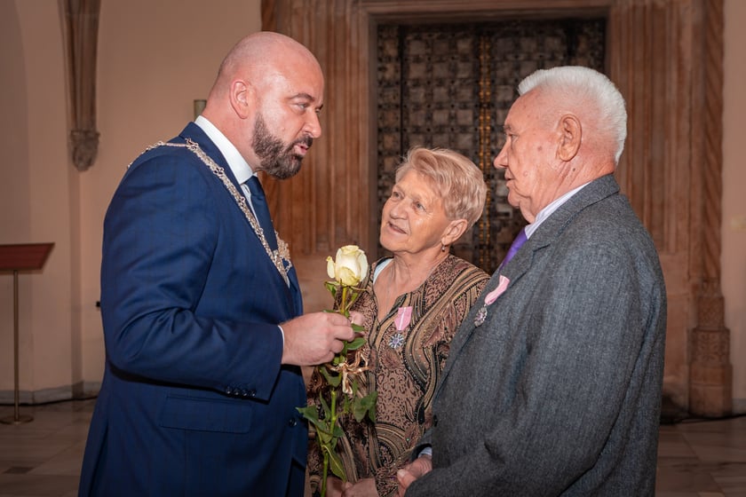 Wręczenie gratulacji parom z przeszlo 50-letnim stażem - 30 września 2025