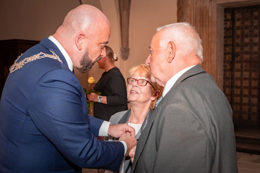 Wręczenie gratulacji parom z przeszlo 50-letnim stażem - 30 września 2025