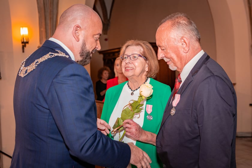 Wręczenie gratulacji parom z przeszlo 50-letnim stażem - 30 września 2025