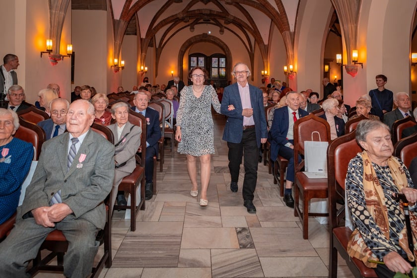 Wręczenie gratulacji parom z przeszlo 50-letnim stażem - 30 września 2025