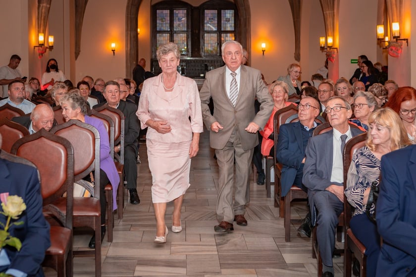 Wręczenie gratulacji parom z przeszlo 50-letnim stażem - 30 września 2025