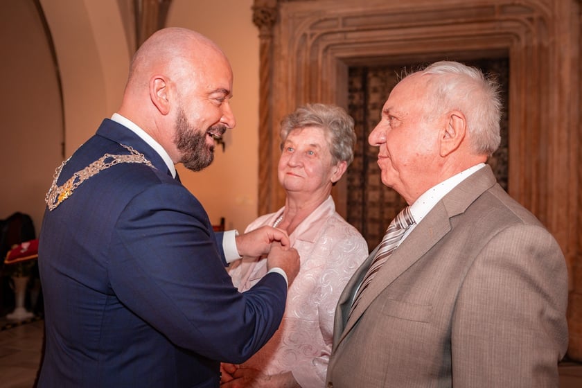 Wręczenie gratulacji parom z przeszlo 50-letnim stażem - 30 września 2025