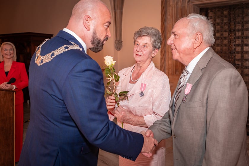 Wręczenie gratulacji parom z przeszlo 50-letnim stażem - 30 września 2025