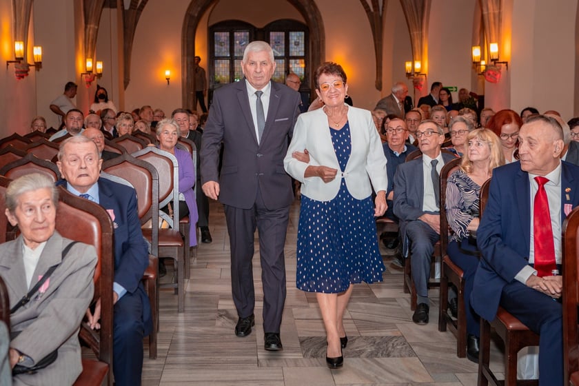 Wręczenie gratulacji parom z przeszlo 50-letnim stażem - 30 września 2025