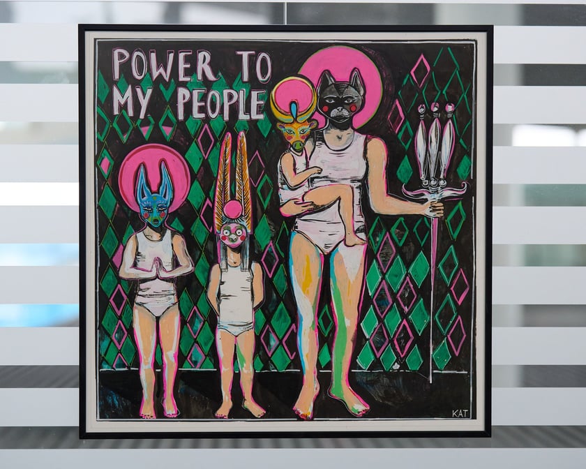 Otwarcie wystawy Kate Bove na wrocławskim lotnisku, 1 października 2025