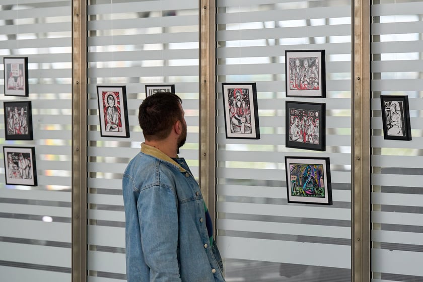 Otwarcie wystawy Kate Bove na wrocławskim lotnisku, 1 października 2025