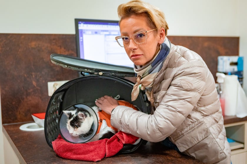 Pepsi i jej właścicielka, Iza Steliga