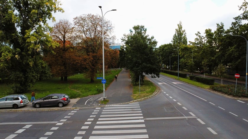 Droga rowerowa na ul. Kamiennej