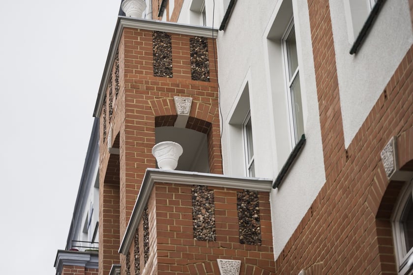 Kamienica Daszyńskiego 41 w trakcie remontu na przełomie września i października 2025