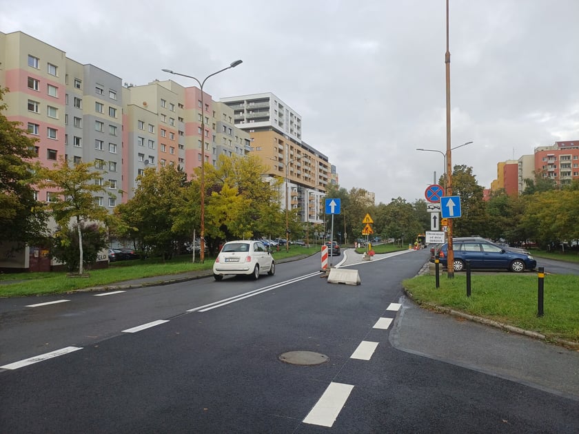 Drzewieckiego z nową nawierzchnią w październiku 2025