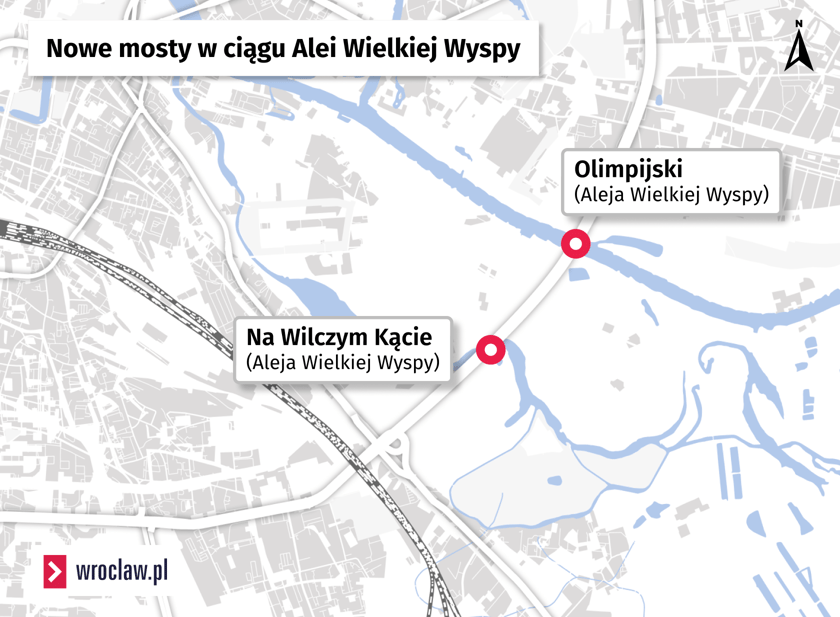 Na Wilczym Kącie i Olimpijski na mapie
