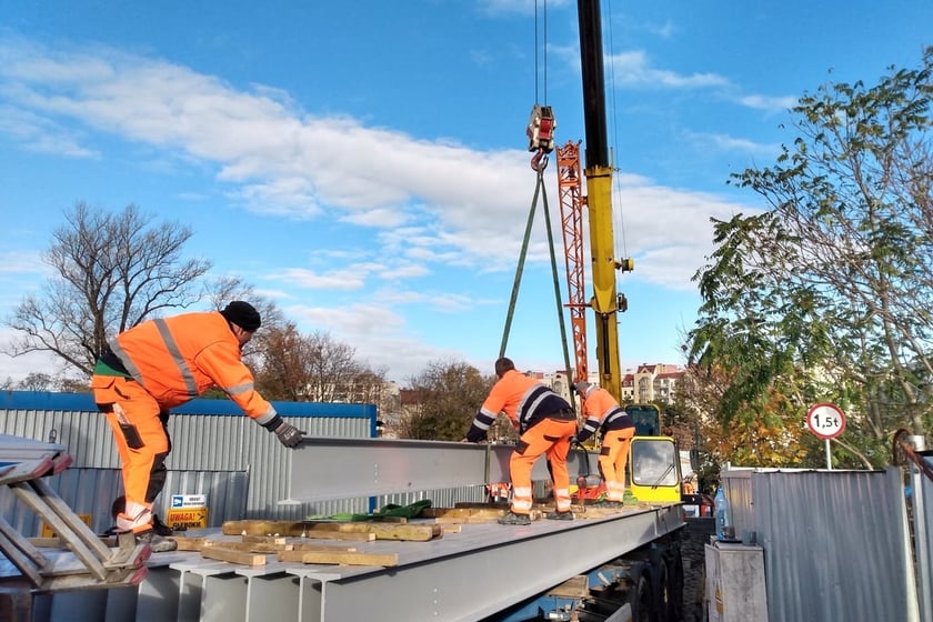 Most św. Klary w remoncie