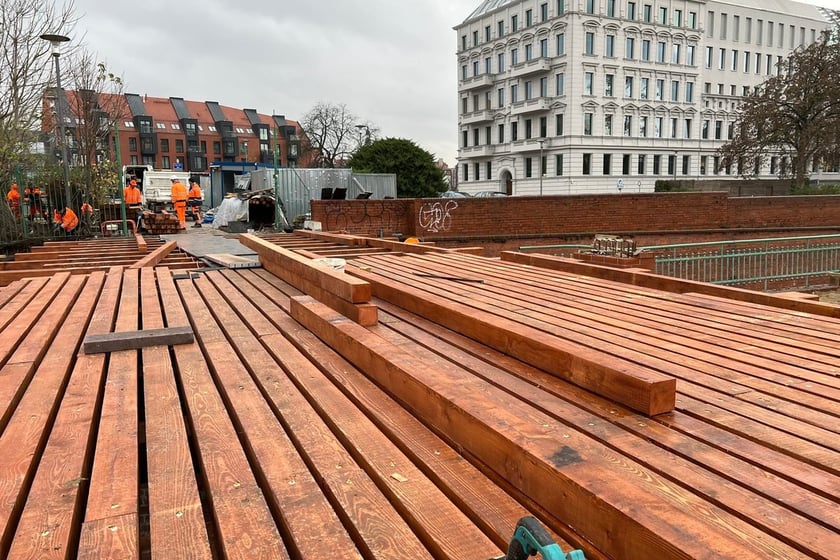 Most św. Klary w remoncie