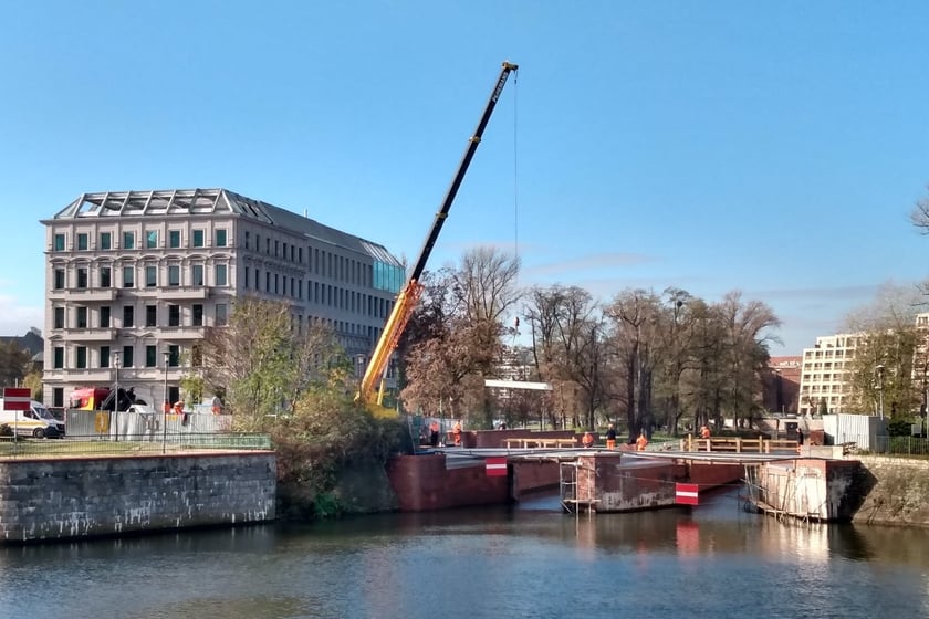 Most św. Klary w remoncie