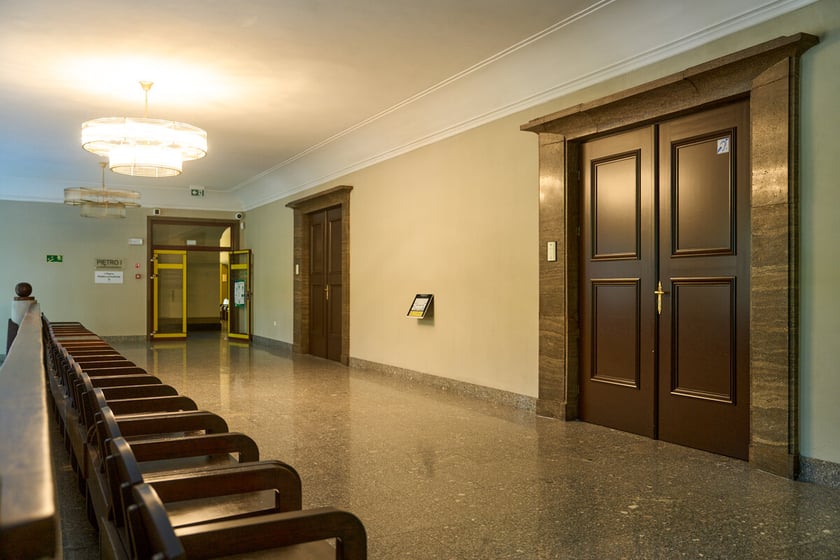 Budynek ZUS przy ul. Pretficza, zdjęcie archiwalne z 2024 roku