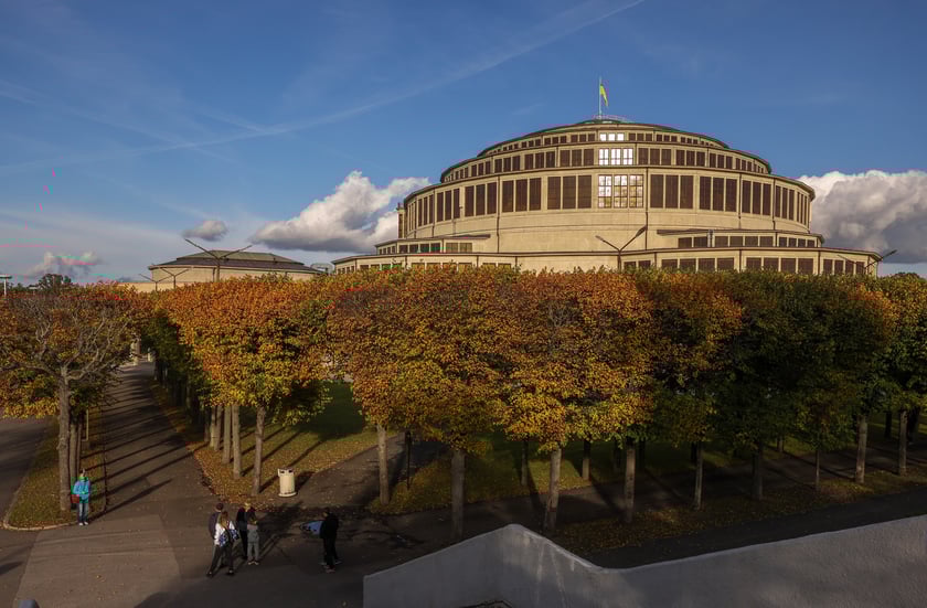 Jesień we Wrocławiu - Hala Stulecia