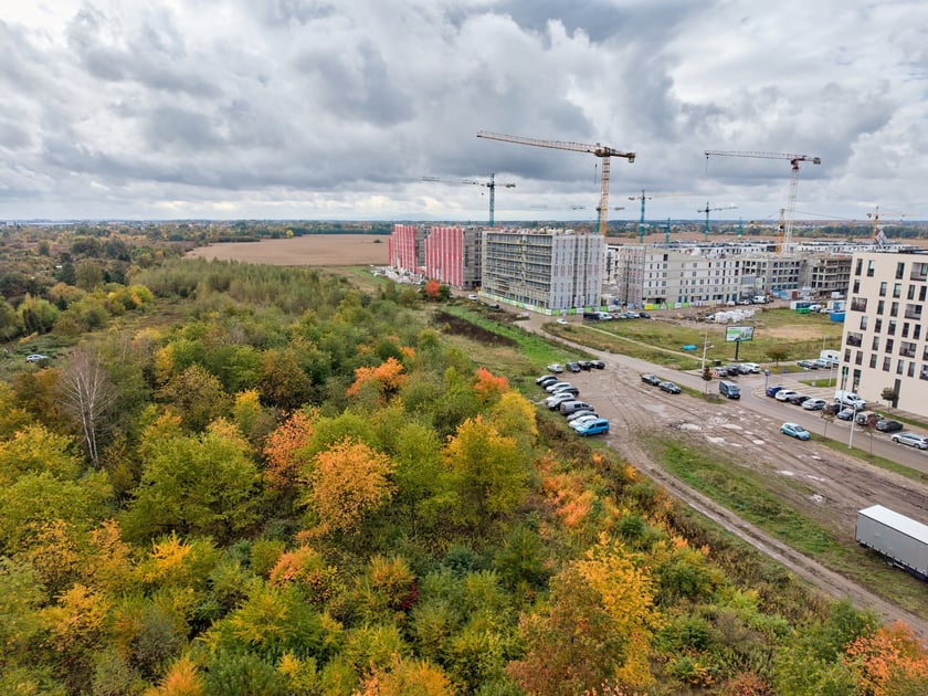 Nowe Żerniki z lotu ptaka
