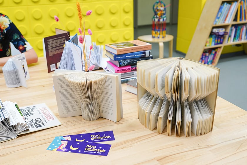 Warsztaty z Book Folding. Noc Bibliotek, Wrocław 17.10.2025